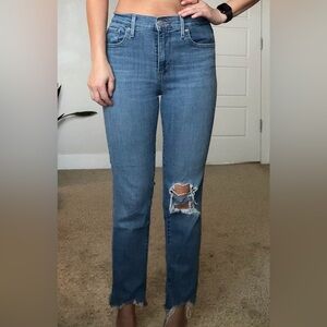 Levi's Light Blue Straight Leg Jeans
